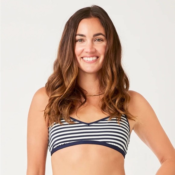 Carve Designs Other - NWT Carve Designs Stinson Bikini Top in Dash Stripe Size Medium $48